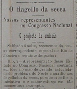 Jornal natalense A República, edição de 6 de agosto de 1915.