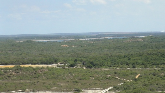 A Lagoa do Bonfim vista do alto do Morro do Navio 