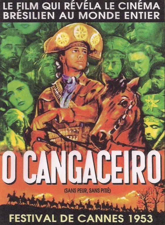 Cartaz do filme brasileiro O Cangaceiro, de Lima Barreto