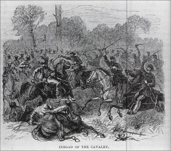Combate de cavalaria durante a guerra do Paraguai