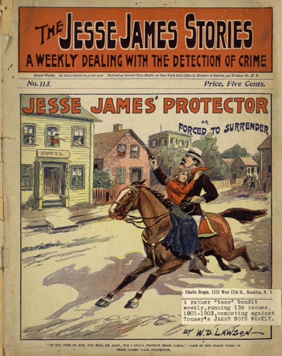 Livros publicados no final do século XIX sobre Jasse James