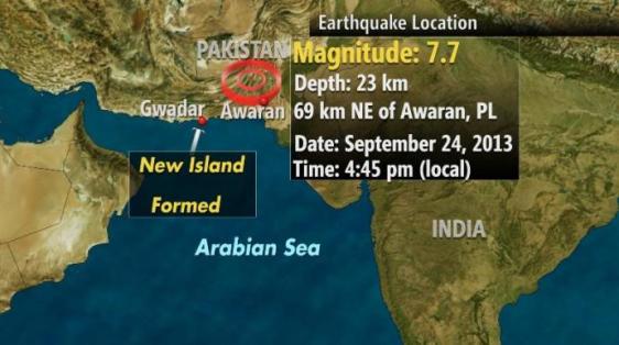 Localização do terremoto