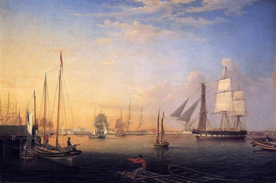 Porto de Baltimore, quadro de Fitz Hugh Lane