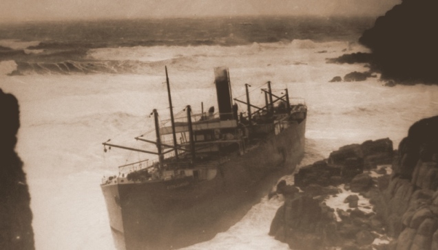 A família Gibson fotografou estes desastres marítimos durante quatro gerações