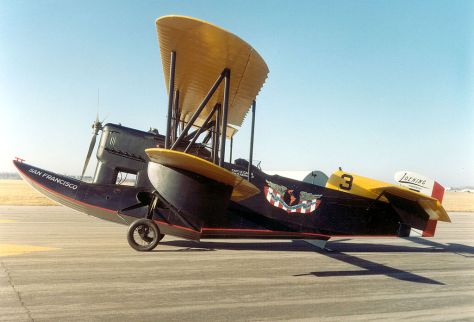 Este Loening OV-1, o "San Francisco", que esteve em Natal, está preservado no Smithsonian's National Air and Space Museum, em Washington D. C.