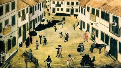 Rua dos Judeus - Mercado de Escravos - 1641